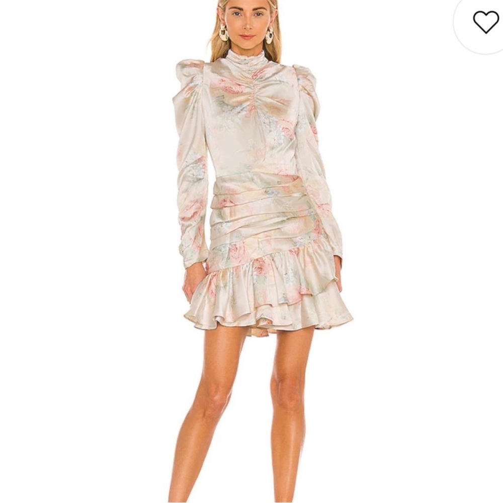 Bardot Sharna Mini Dress in Wallpaper Floral